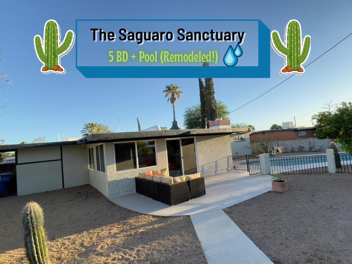 Private Home - Heated Pool, Billiards, Darts, Foosball, Fireplace, 5 Smart Tvs, Bbq, Cotton Bedding - The Saguaro Sanctuary, Pool Heat Optional Tucson Dış mekan fotoğraf